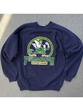 Vintage 90s University Of Notre Dame Fighting Irish NWOT YOUTH Large